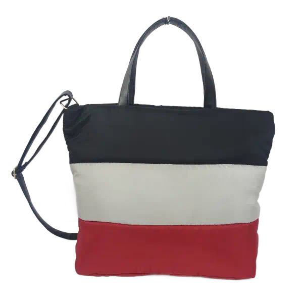 Sac de voyage de sac à main bloqué par couleur de polyester de femmes pour les hommes sport gym work out_2